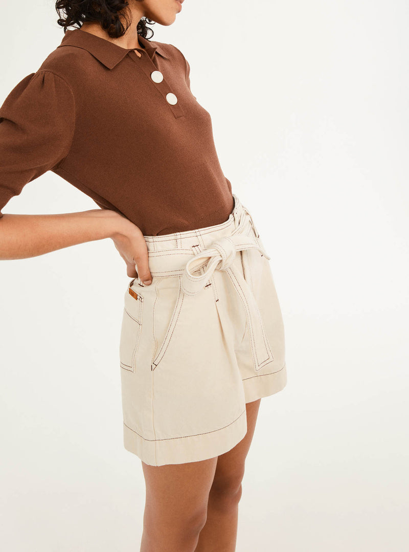 Claudie Pierlot - Short Ellen - Ivoire