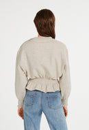 Claudie Pierlot - Sweatshirt Tomijy - Ecru