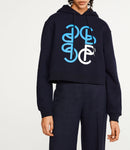 Claudie Pierlot - Sudadera Trust - Azul marino