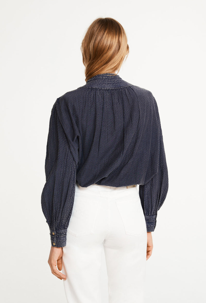 Claudie Pierlot - Blouse Brooke Bis - Marine