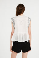 Claudie Pierlot - Bento top - Ecru