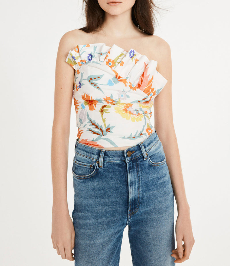 Claudie Pierlot - Balto Bustier Top - Print Clair