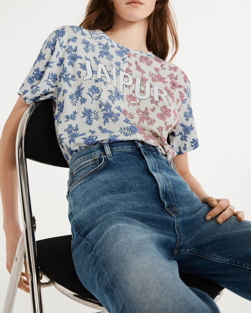 Claudie Pierlot - Camiseta Peony - Estampado claro