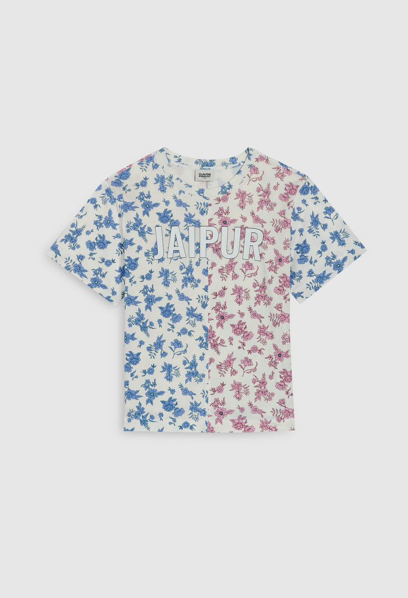 Claudie Pierlot - T-Shirt Tivoine - Print Clair