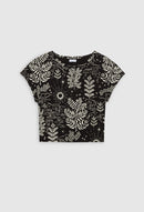 Claudie Pierlot - T-Shirt Talitha - Print Fonce