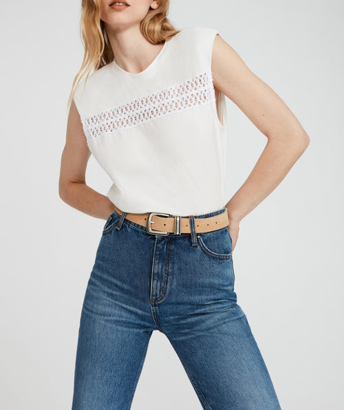 Claudie Pierlot - T-Shirt Teoul - Écru