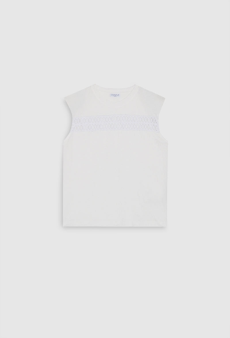 Claudie Pierlot - Camiseta Teoul - Crudo