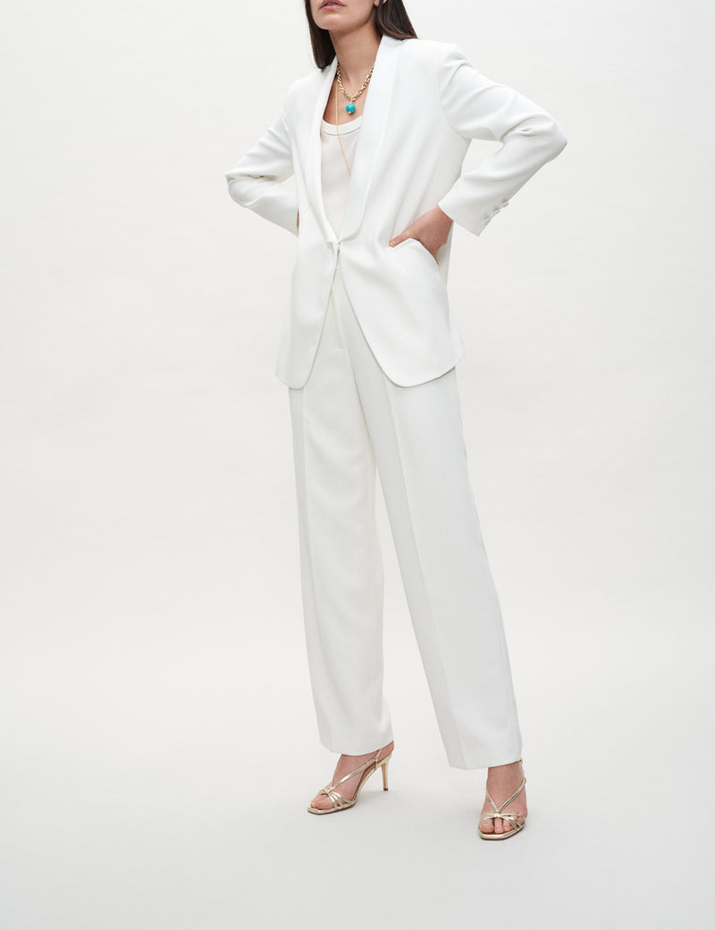 Claudie Pierlot - Vizir Tuxedo Jacket - Ecru