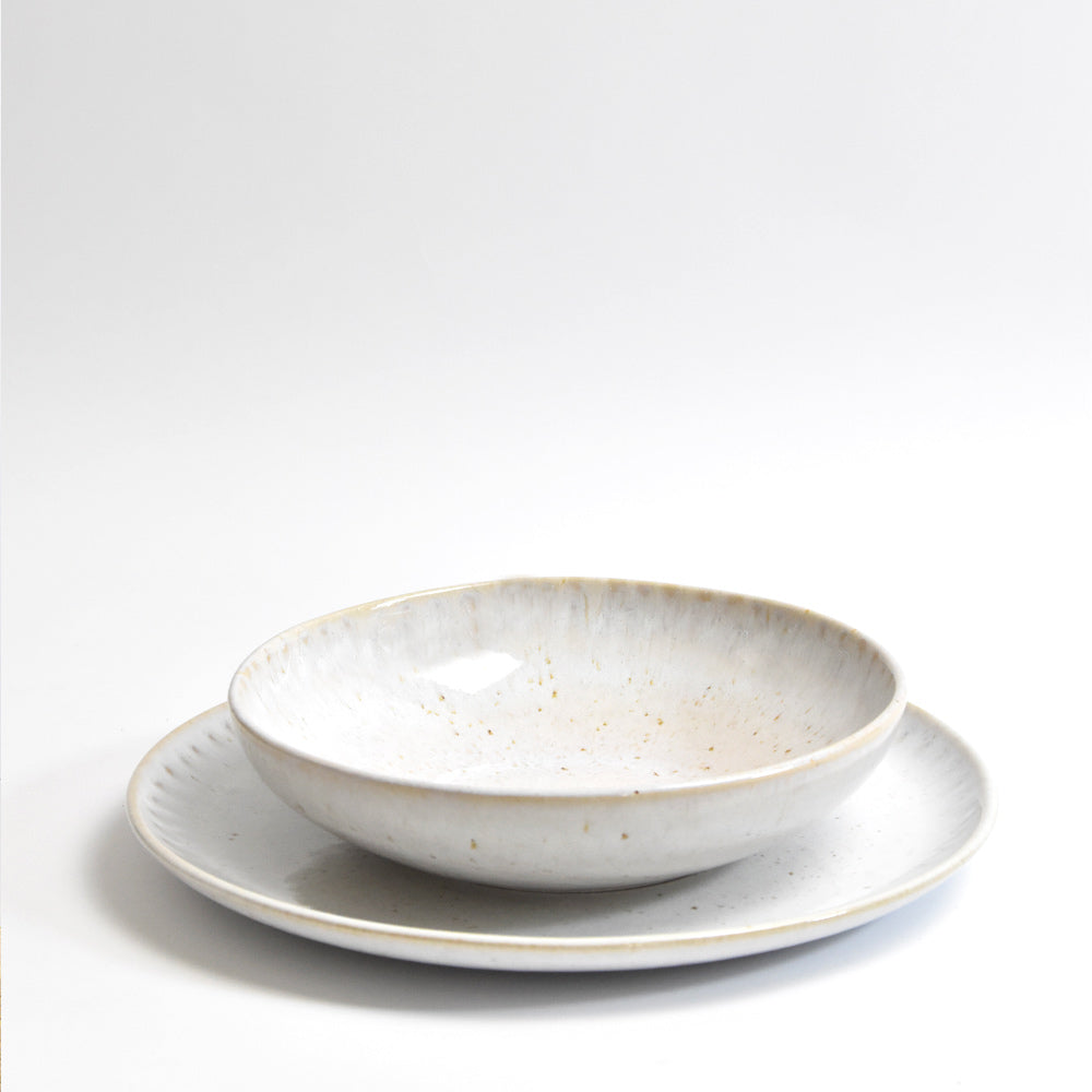 Assiette Creuse - Blanc Audacieux
