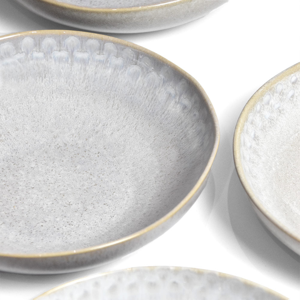 Assiettes Creuses - Gris Audacieux