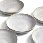 Assiettes Creuses - Gris Audacieux