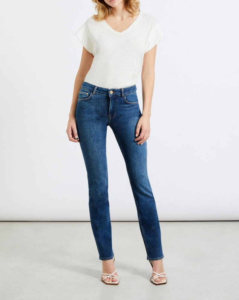 Reiko - Dakila Straight Jeans - Denim V-239 - Woman