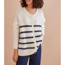 Chaleco Daline - Crudo/Índigo