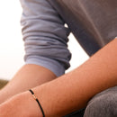 Bracelet E - Doré - Noir