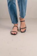 Sandalias planas Roma - Negro
