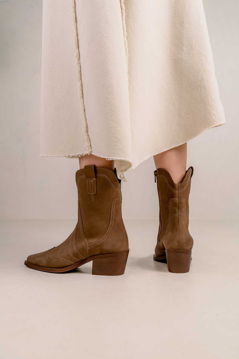 Bryan Stepwise - Bottines - Dark Camel - Victoria