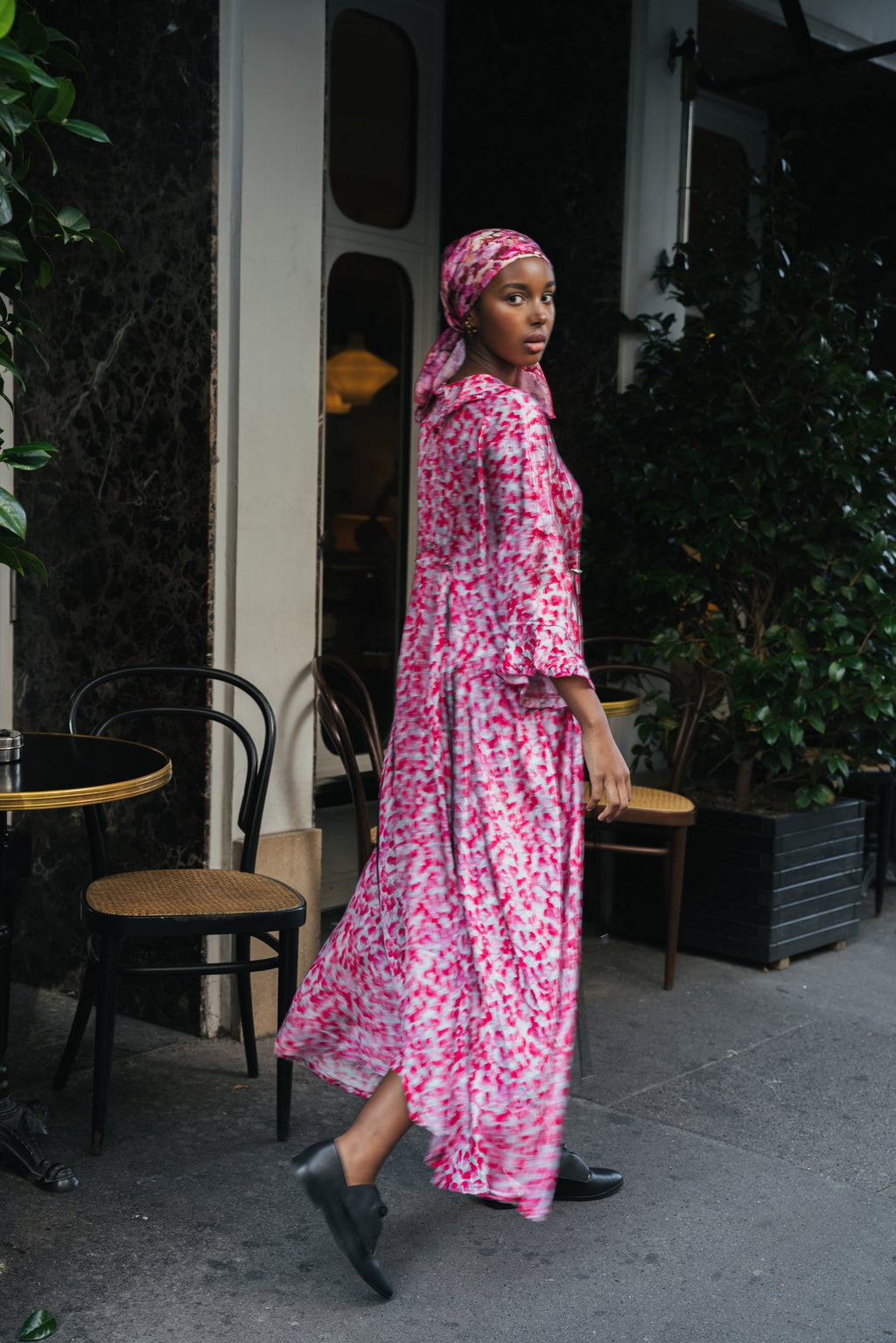 Robe Scarlett À Imprimé Halo