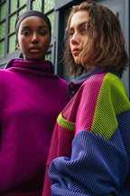 Opale-pullover i Cardinale-strik