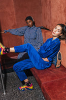 Pantalon Gabriel En Velours Côtelé Abysse