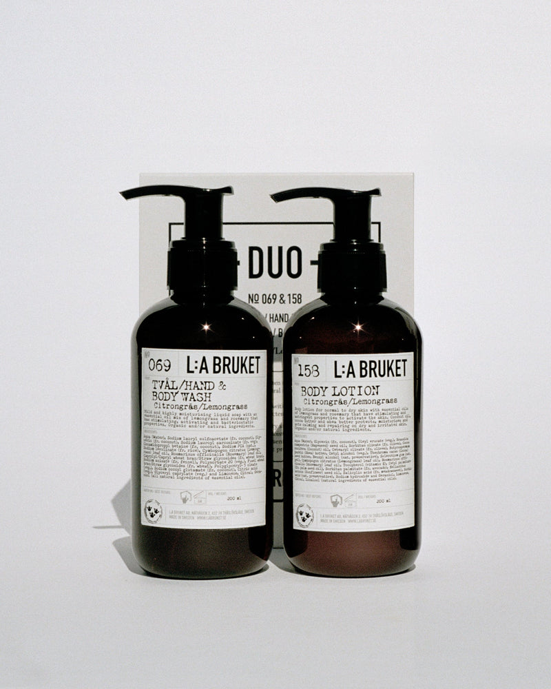 209 Duo-Kit Liquid Soap/Body Lotion Lemongrass 190 Ml