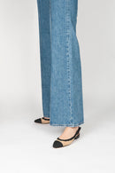 Anaki - Ballerines Emilia - Raphia - Noir