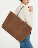 Claudie Pierlot - Sac Angela Cabas Suede - Caramel