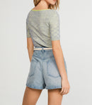 Claudie Pierlot - Mohi Knit Top - Tilleul