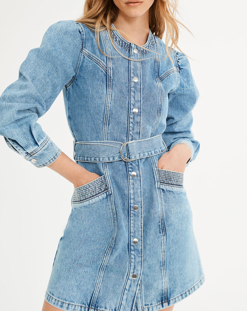 Claudie Pierlot - Robe Ramia - Denim