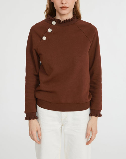 Claudie Pierlot - Sweatshirt Tape - Ecureuil