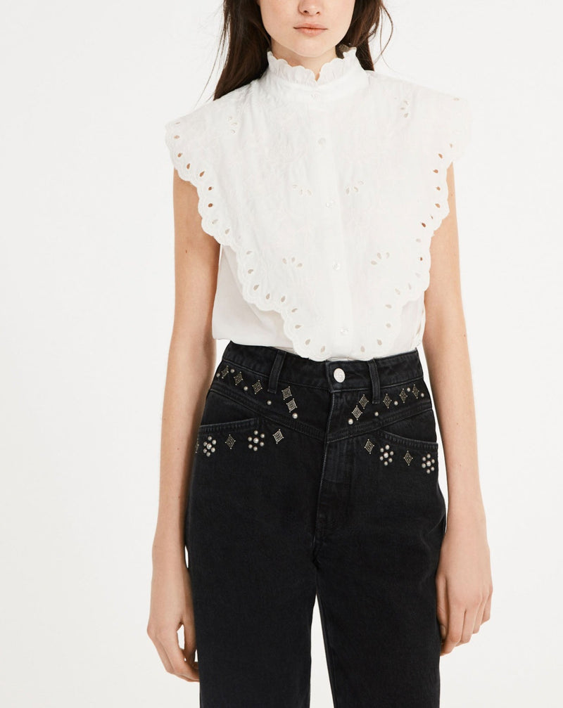 Claudie Pierlot - Camisa Barlotte - Crudo