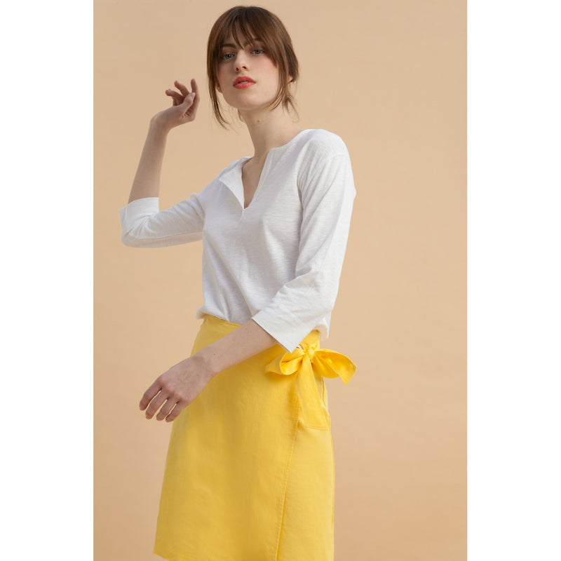 Jupe Brune - Jaune - Femme