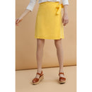 Jupe Brune - Jaune - Femme