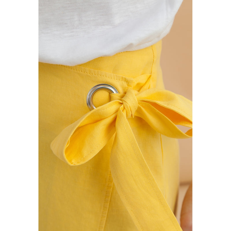 Jupe Brune - Jaune - Femme