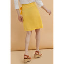 Jupe Brune - Jaune - Femme