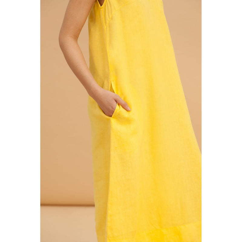 Basile Dress - Yellow - Women