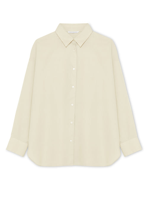 Maison Standards - Shirt Linda Popeline Pat - Beige - Woman