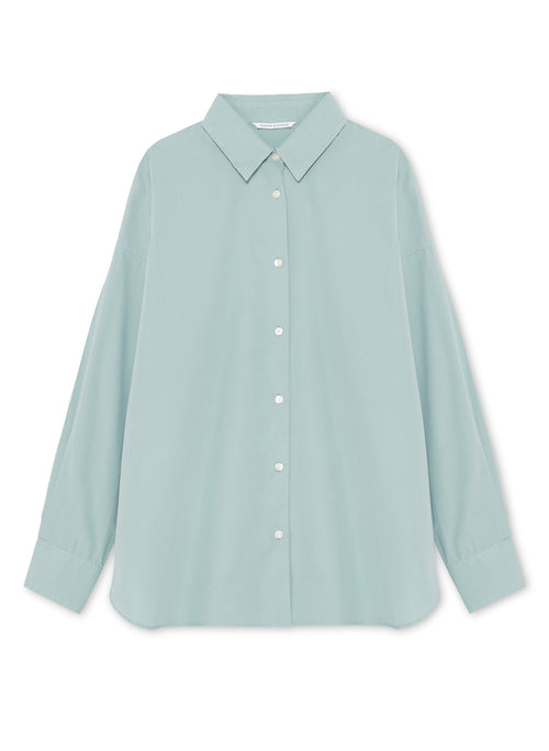 Maison Standards - Linda Popeline Pat Shirt - Blue - Woman