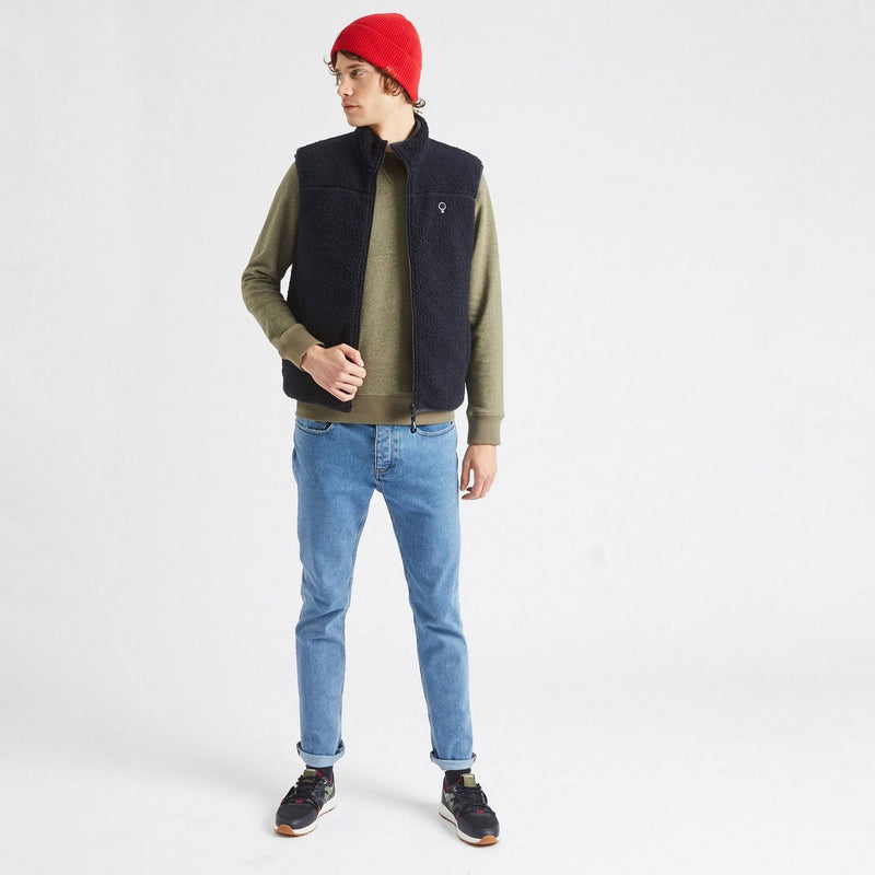 Veste Freau B Sherpa Réversible - Marine - Homme