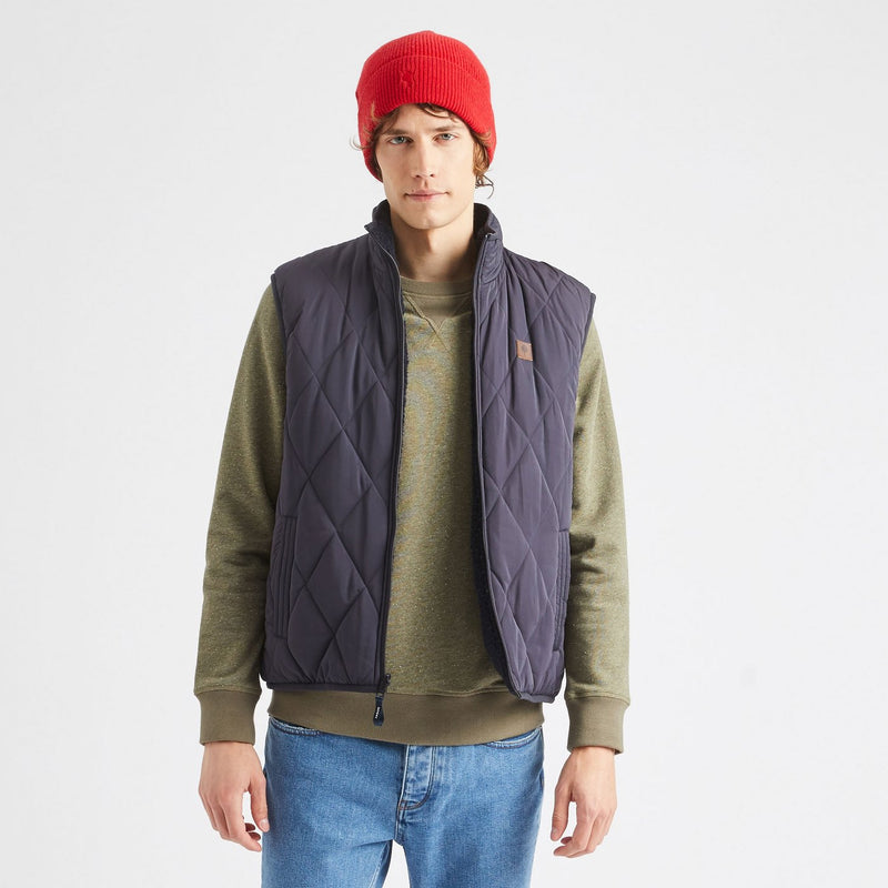 Veste Freau B Sherpa Réversible - Marine - Homme