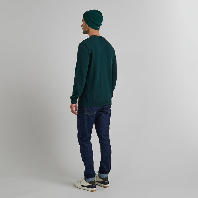 Pull Marly  Cotton - Vert Foncé - Homme