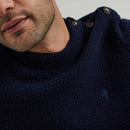 Pull Lucio  Wool - Marine - Homme