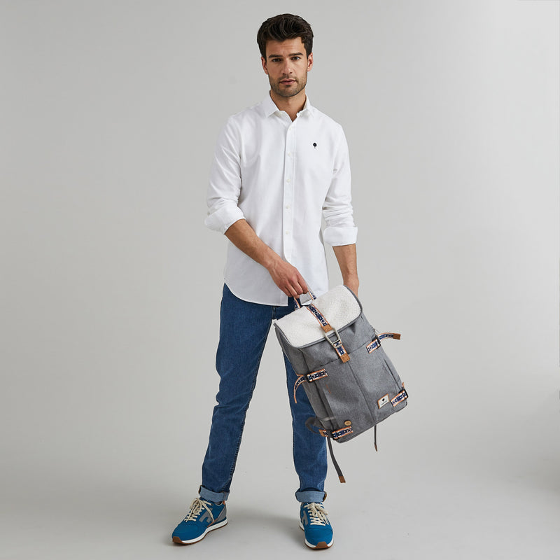 Sac A Dos Commuter - Gris - Mixte