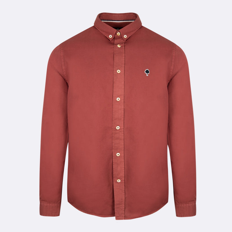 Faguo - Ivoy Cotton shirt - Old Red - Man