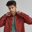 Faguo - Ivoy Cotton shirt - Old Red - Man