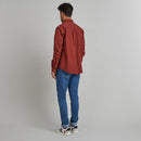 Faguo - Ivoy Cotton shirt - Old Red - Man