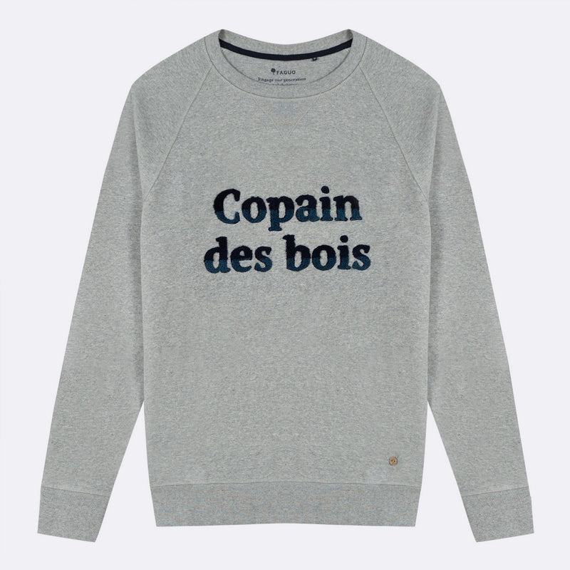 Sweat Darney Cotton - Gris Moyen Mélange - Homme