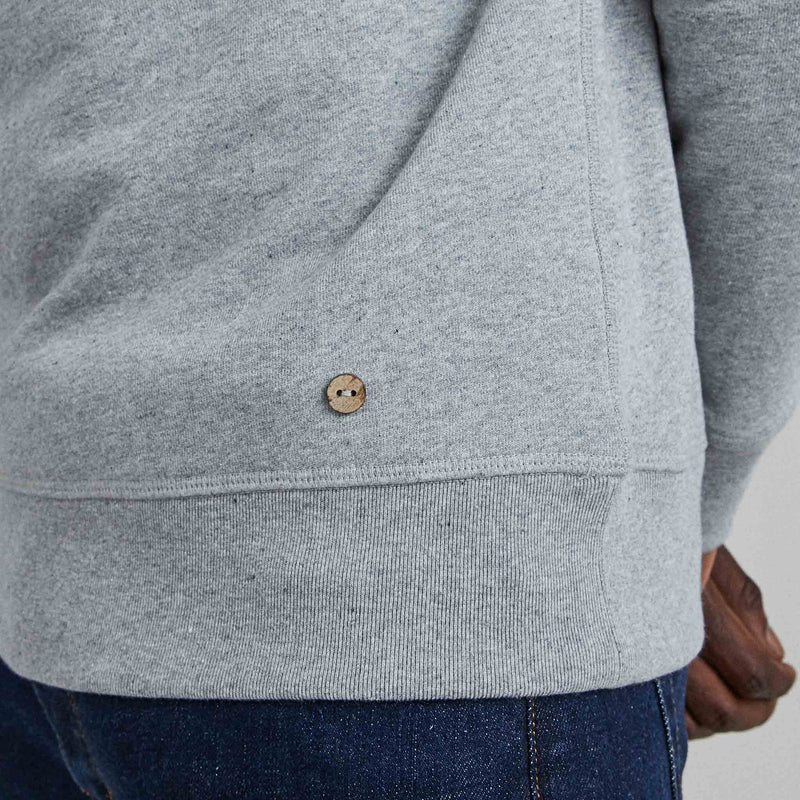 Sweat Darney Cotton - Gris Moyen Mélange - Homme