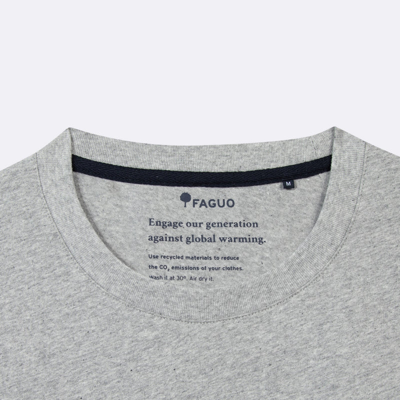 Faguo - T-Shirt Mc - Arcy - Gris - Homme