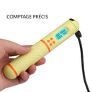 Corde À Sauter Sans Fil Digital - Jaune - Mixte