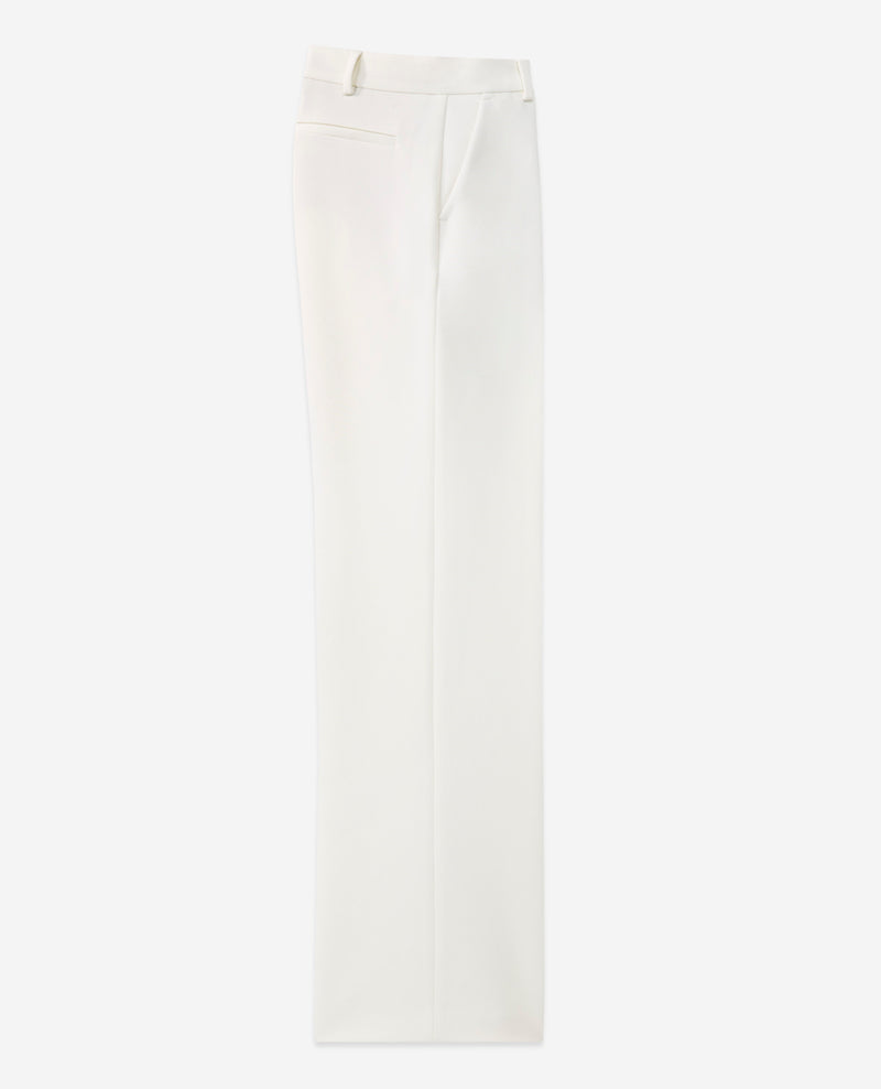 The Kooples - Pantalon Droit Écru En Crepe - Femme